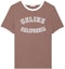 Order (W) 赛琳 CELINE 2023秋冬配色块Logo印花T恤棕色 2X17H671Q-19VO