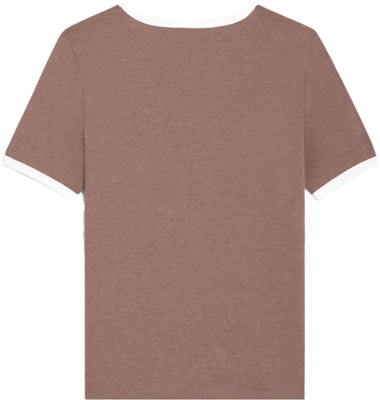 (W) 赛琳 CELINE 2023秋冬配色块Logo印花T恤棕色 2X17H671Q-19VO Lookbook (W) 赛琳 CELINE 2023秋冬配色块Logo印花T恤棕色 2X17H671Q-19VO