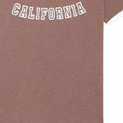 (W) 赛琳 CELINE 2023秋冬配色块Logo印花T恤棕色 2X17H671Q-19VO Sizing (W) 赛琳 CELINE 2023秋冬配色块Logo印花T恤棕色 2X17H671Q-19VO