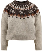 (Women) CELINE FW23 Embroidered Crewneck Sweater Multicolor. 2ADJ7823V-09GM (Women) CELINE FW23 Embroidered Crewneck Sweater Multicolor. 2ADJ7823V-09GM