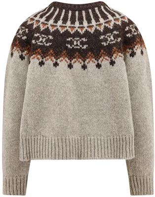 (W) CELINE FW23 Sweater Crewneck Bordir Multicolor. 2ADJ7823V-09GM Lookbook (W) CELINE FW23 Sweater Crewneck Bordir Multicolor. 2ADJ7823V-09GM