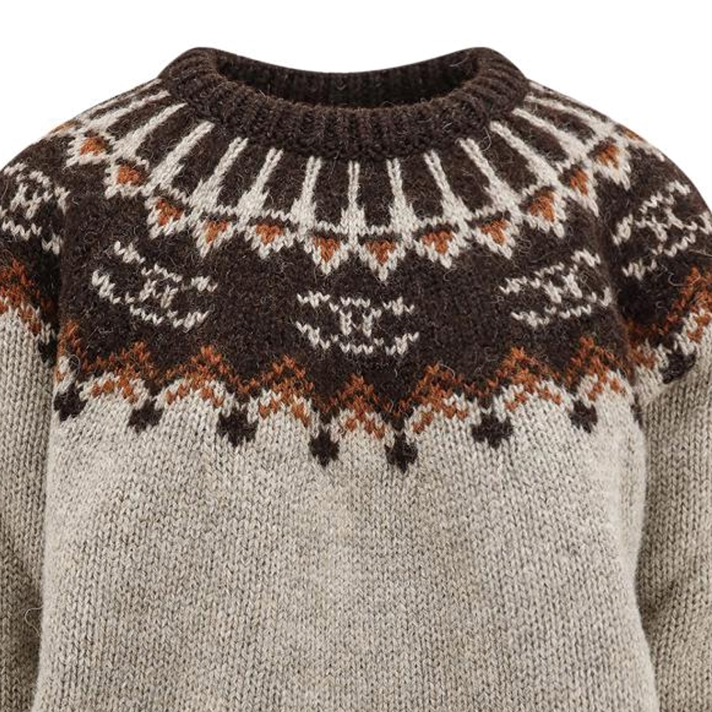 Shop (W) CELINE FW23 Sweater Crewneck Bordir Multicolor. 2ADJ7823V-09GM