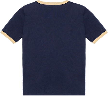 (W) セリーヌ FW23 ネイビーカラーブロック ロゴプリント 半袖Tシャツ 2X17H671Q-07FJ Lookbook (W) セリーヌ FW23 ネイビーカラーブロック ロゴプリント 半袖Tシャツ 2X17H671Q-07FJ