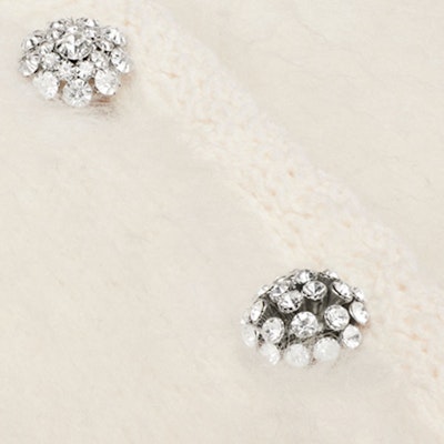 (W) 셀린 FW23 솔리드 컬러 롱슬리브 니트 가디건 - 오프 화이트 2AD9D440U-01OW Purchase (W) 셀린 FW23 솔리드 컬러 롱슬리브 니트 가디건 - 오프 화이트 2AD9D440U-01OW