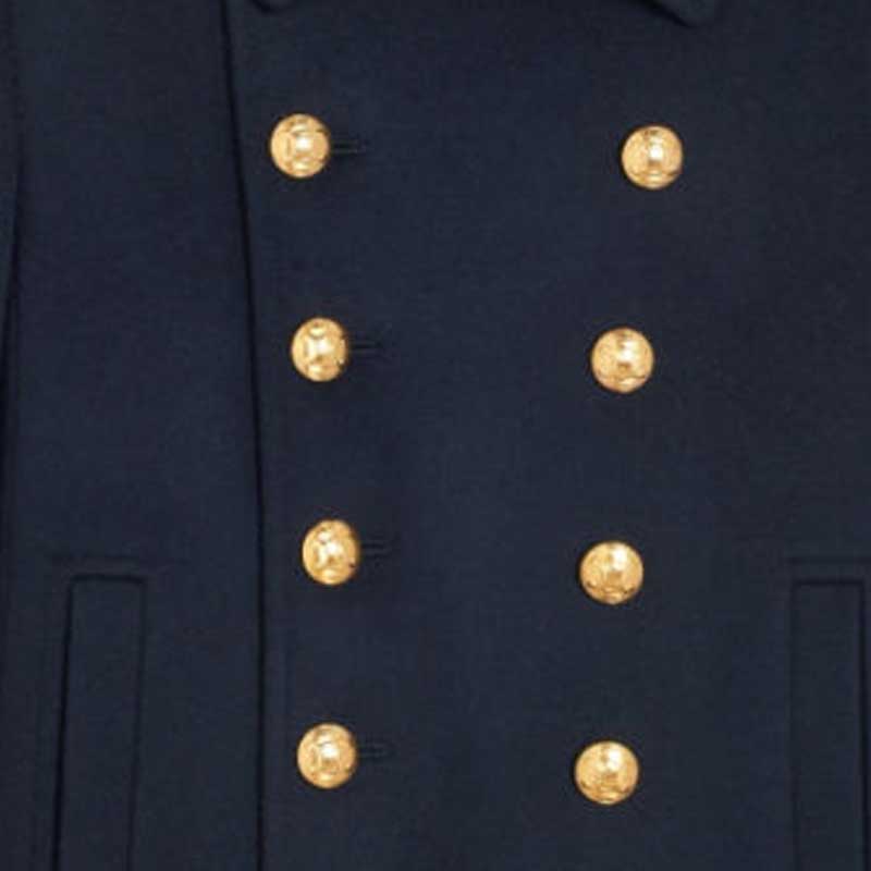 (Women) CELINE FW23  Solid Double-Breasted Casual Jacket - Dark Blue 2M16B998K-07MR 圖 6
