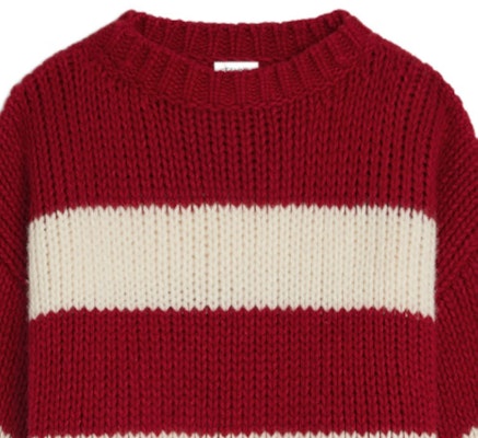 (W) Jersey de Punto a Rayas Rojo Blanco CELINE FW23 Ajuste Casual Suelto 2ADC4932V-01LV Purchase (W) Jersey de Punto a Rayas Rojo Blanco CELINE FW23 Ajuste Casual Suelto 2ADC4932V-01LV