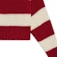 Details for (W) Jersey de Punto a Rayas Rojo Blanco CELINE FW23 Ajuste Casual Suelto 2ADC4932V-01LV