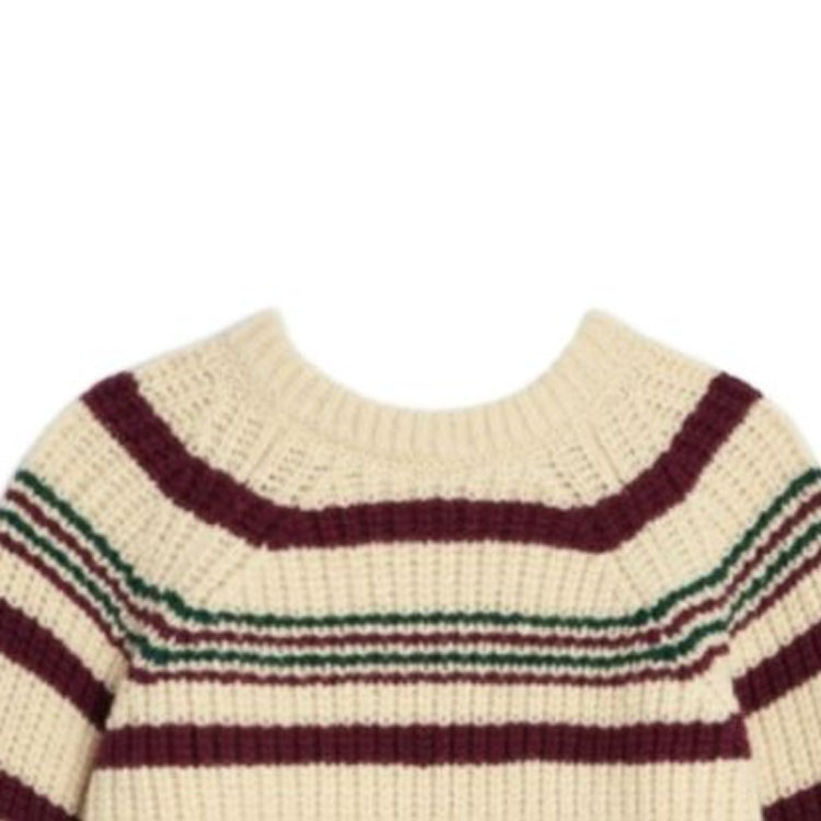 Sizing (W) Jersey de rayas multicolor CELINE FWF23 manga larga estilo casual. 2ADX4929V-01OW