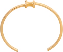 (Women) CELINE Graphic Design Adjustable Brass Bracelet for Women - Gold. 460PQ6BRA35OR (Women) CELINE Graphic Design Adjustable Brass Bracelet for Women - Gold. 460PQ6BRA35OR