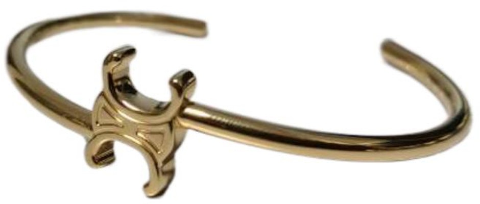 (W) CELINE 女士可调节黄铜手链 - 金色图案设计 460PQ6BRA35OR Order (W) CELINE 女士可调节黄铜手链 - 金色图案设计 460PQ6BRA35OR