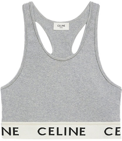 women-celine-grey-knit-logo-letter-sports-tank-top-2-a67-l372-n-10-go