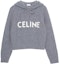 Order (Women) CELINE Grey Short Wool Hoodie with Logo Print. 2A36T423P-09GM