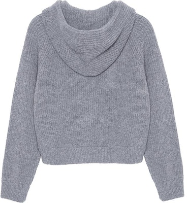 (Women) CELINE Grey Short Wool Hoodie with Logo Print. 2A36T423P-09GM Lookbook (Women) CELINE Grey Short Wool Hoodie with Logo Print. 2A36T423P-09GM