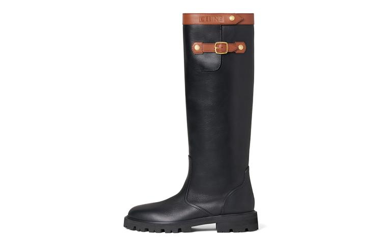 (Women) CELINE High-Top Boot 'Black Leather' 343823574C.04BT