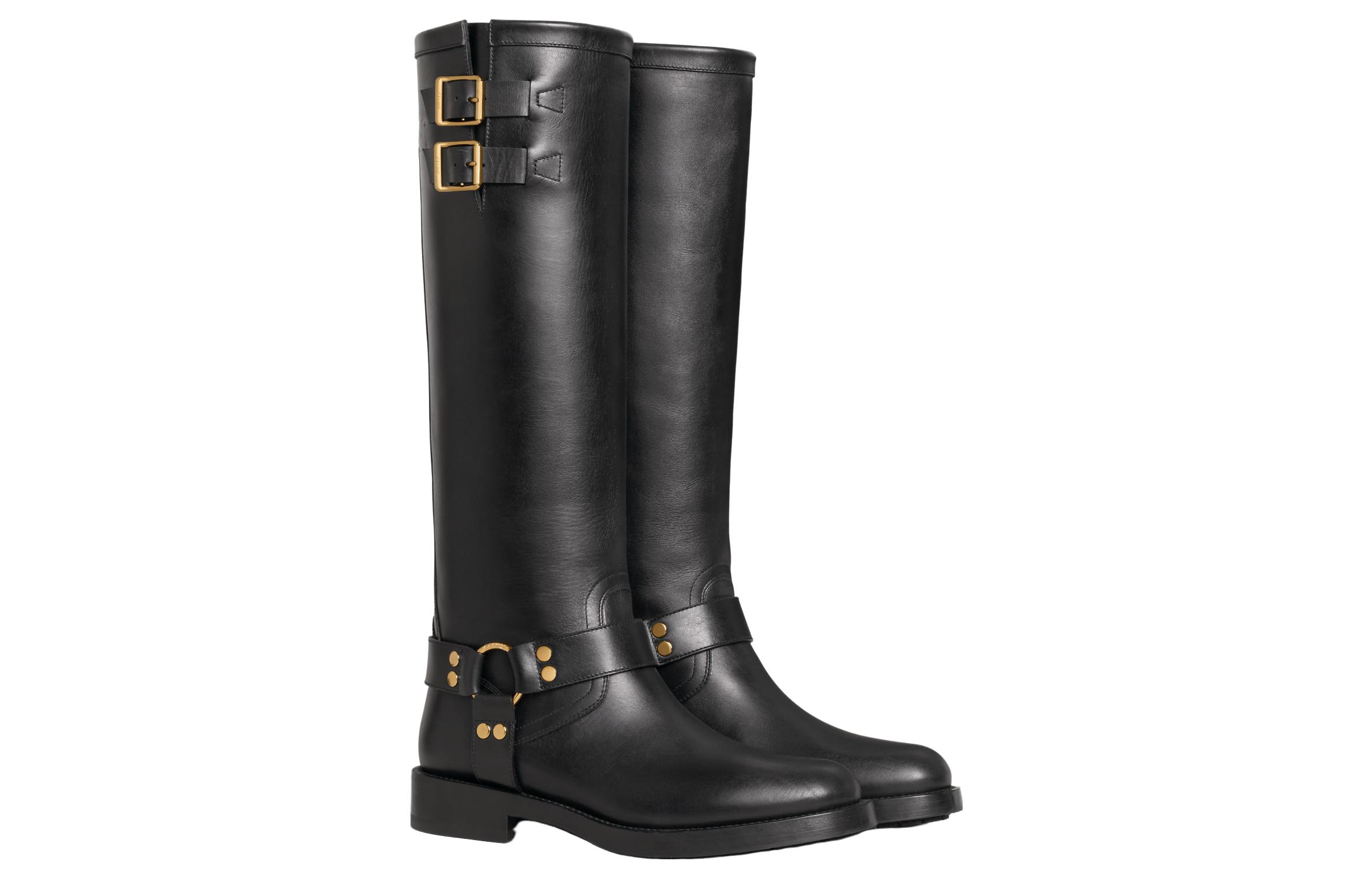 Lookbook (W) Bota Alta CELINE 'Cuero Negro' 354913882C.38NO