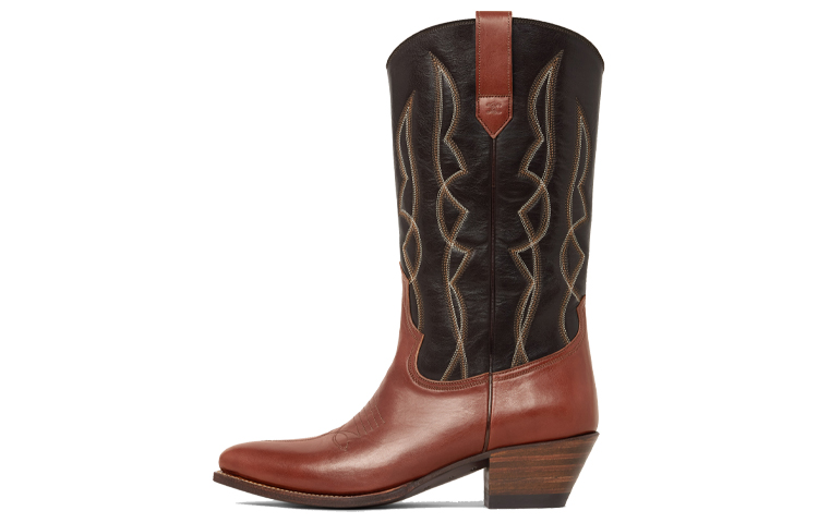 (Women) CELINE High-Top Boot 'Brown Black Fashion' 343883492C.19SE