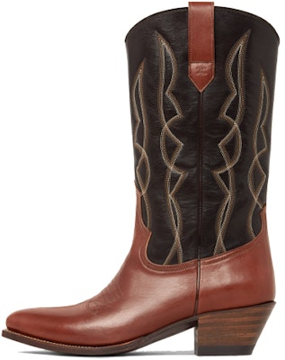 (Women) CELINE High-Top Boot 'Brown Black Fashion' 343883492C.19SE Buy (Women) CELINE High-Top Boot 'Brown Black Fashion' 343883492C.19SE