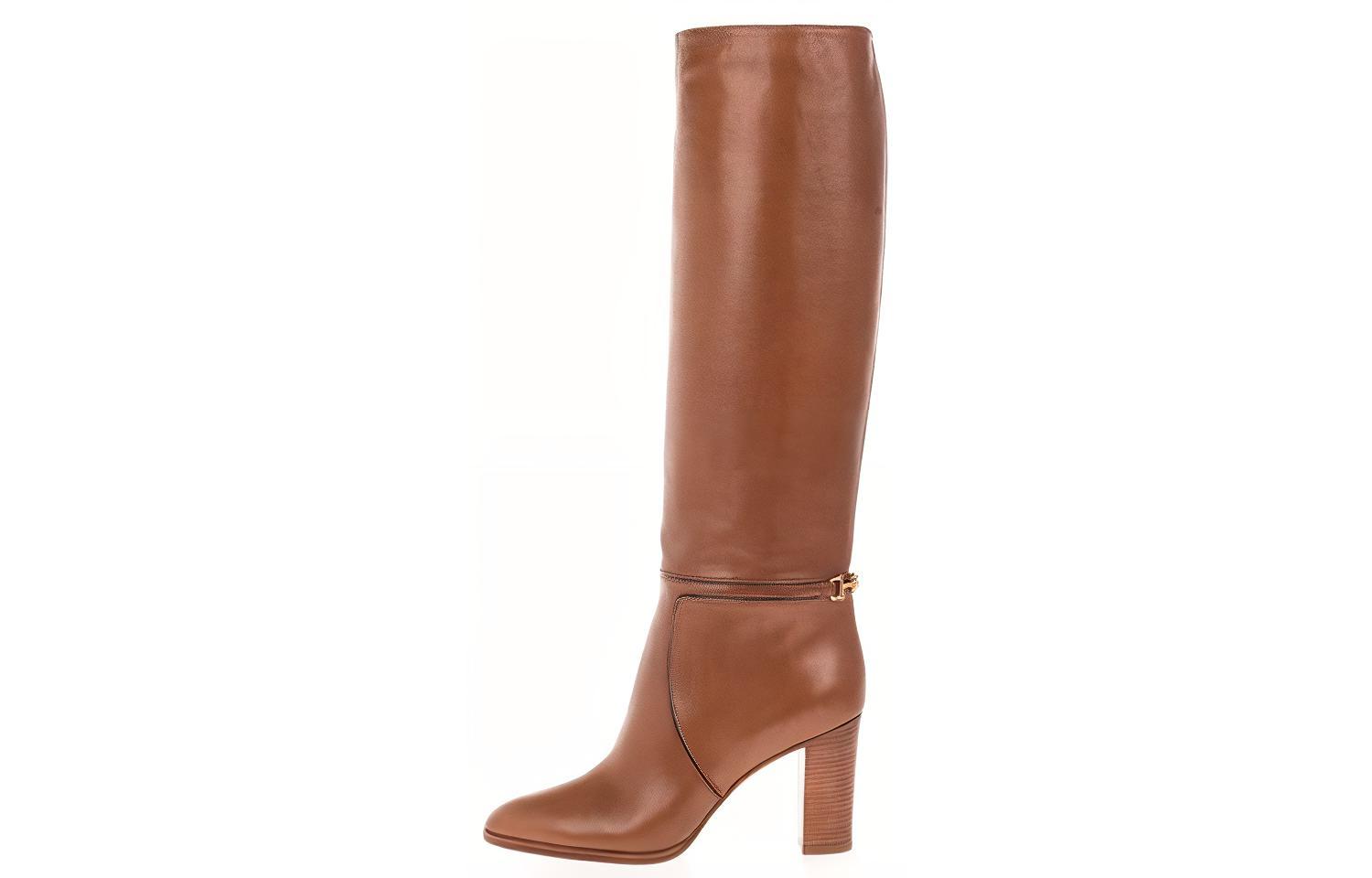 (Women) CELINE High-Top Boot 'Brown Leather' 339943190C.04DB