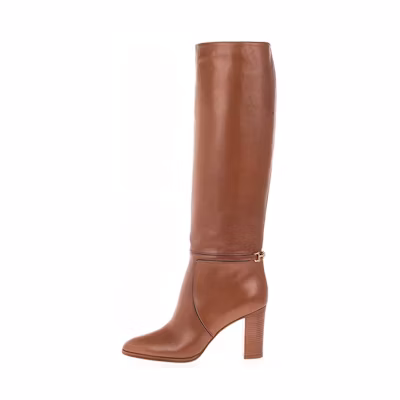 (W) CELINE High-Top Boot 'Brown Leather'