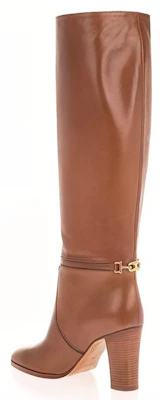 (W) CELINE Sepatu Boot Tinggi 'Kulit Coklat' 339943190C.04DB Shop (W) CELINE Sepatu Boot Tinggi 'Kulit Coklat' 339943190C.04DB