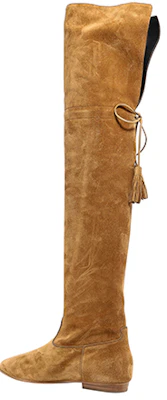 (W) CELINE Sepatu Boot Tinggi 'Suede Coklat' 339703117C.19TO Lookbook (W) CELINE Sepatu Boot Tinggi 'Suede Coklat' 339703117C.19TO
