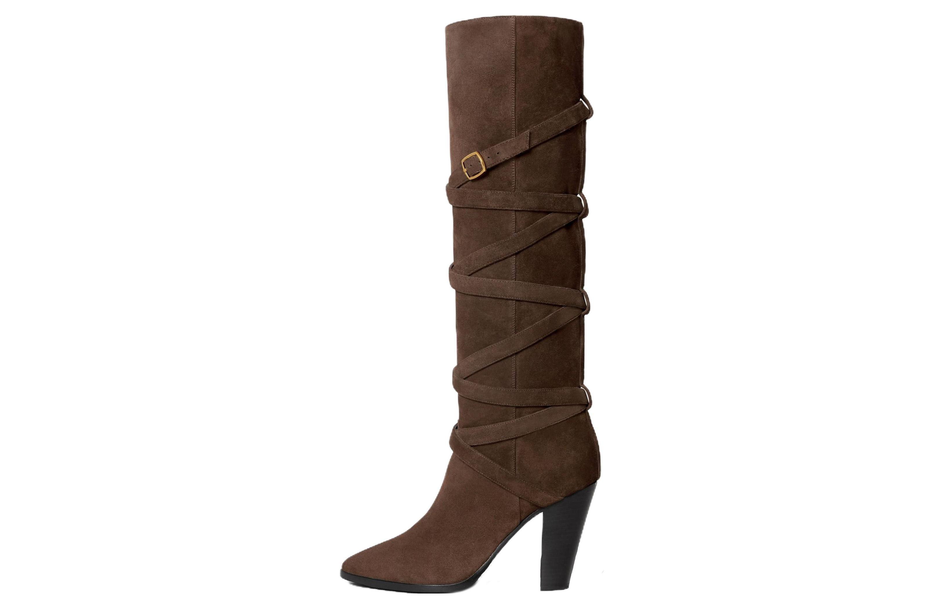 (Women) CELINE High-Top Boot 'Comfortable Versatile Brown' 354123117C.19DK