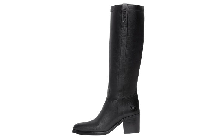 Buy (W) CELINE High-Top Slip-On ''Schwarzes Leder Mode'' 349123492C.38NO
