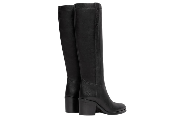 Lookbook (W) CELINE High-Top Slip-On ''Schwarzes Leder Mode'' 349123492C.38NO