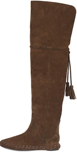 (W) CELINE Sepatu High-Top Slip-On 'Suede Coklat' 342253118C.19DK Buy (W) CELINE Sepatu High-Top Slip-On 'Suede Coklat' 342253118C.19DK