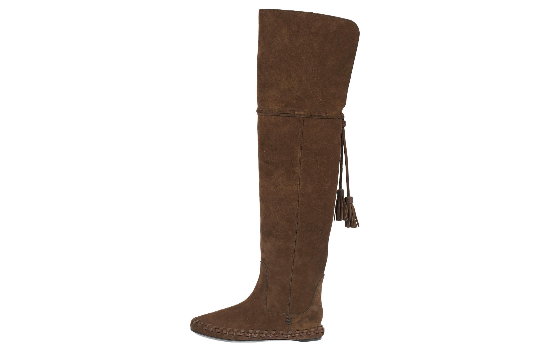 Buy (W) CELINE Slip-On Alte ''Brown Suede'' 342253118C.19DK