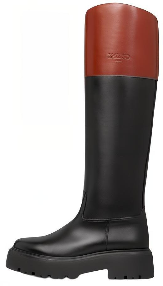 women-celine-high-top-slip-on-boots-black-brown-351443755-c-38-nm