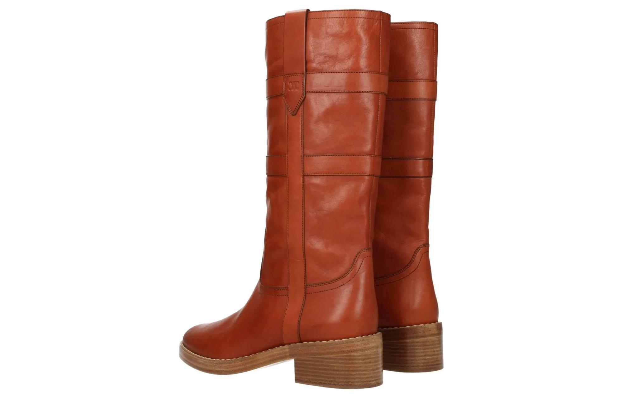 Shop (W) CELINE High-Top Sneaker ''Braunes Leder'' 343913190C.18NC