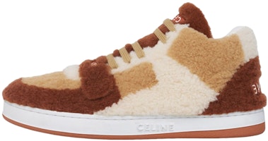 (Women) CELINE High-Top Sneaker 'Red Brown Wool' 350883735C.19ED (Women) CELINE High-Top Sneaker 'Red Brown Wool' 350883735C.19ED