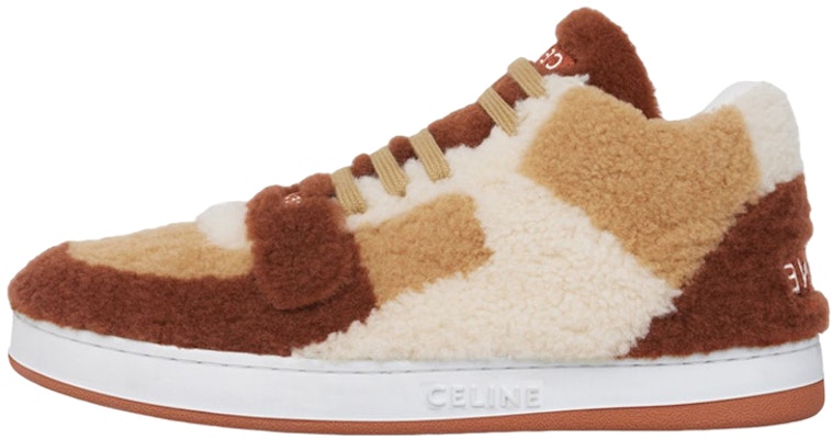 (Women) CELINE High-Top Sneaker 'Red Brown Wool' 350883735C.19ED Buy (Women) CELINE High-Top Sneaker 'Red Brown Wool' 350883735C.19ED