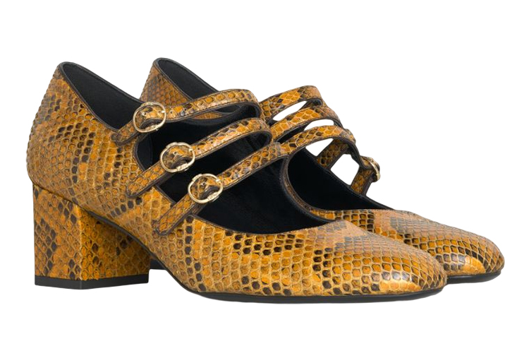 (W) CELINE High Heel Buckle 'Brown Leather' 圖 3