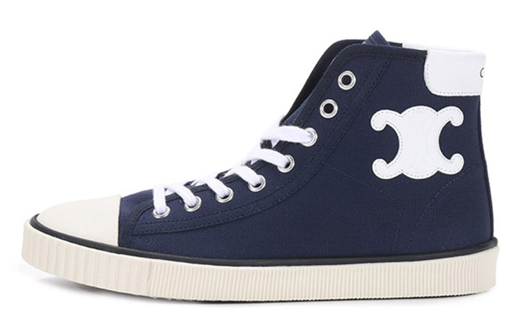 (W) CELINE High-Top Canvas 'Navy'