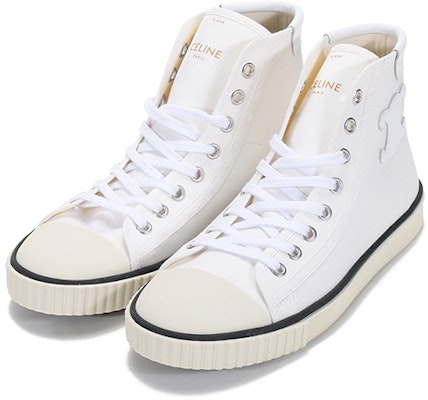(W) CELINE Sepatu Kanvas Tinggi 'Beige' Lace-Up 343202006C.01OW Lookbook (W) CELINE Sepatu Kanvas Tinggi 'Beige' Lace-Up 343202006C.01OW