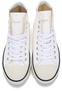 (W) CELINE 高帮系带帆布运动鞋 '米色' 343202006C.01OW Shop (W) CELINE 高帮系带帆布运动鞋 '米色' 343202006C.01OW