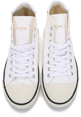 (W) CELINE Sepatu Kanvas Tinggi 'Beige' Lace-Up 343202006C.01OW Shop (W) CELINE Sepatu Kanvas Tinggi 'Beige' Lace-Up 343202006C.01OW