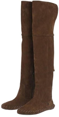 (W) セリーヌ スエード ハイカットスリッポン (ブラウン) 342253118C.19DK Lookbook (W) セリーヌ スエード ハイカットスリッポン (ブラウン) 342253118C.19DK