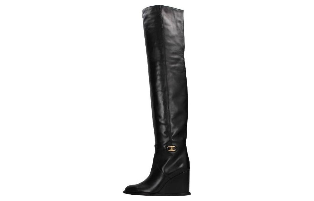 (Women) CELINE High-Top Wedge Boots 'Black Fashion' 339683194C38NO