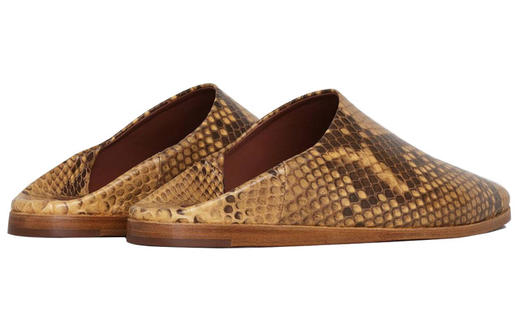 (W) CELINE Jacno Mule 'Glossy Snakeskin Yellow' 圖 3