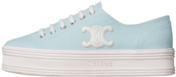 CELINE賽琳 Jane 低幫繫帶 時尚板鞋 女款 淡藍色 Buy CELINE賽琳 Jane 低幫繫帶 時尚板鞋 女款 淡藍色