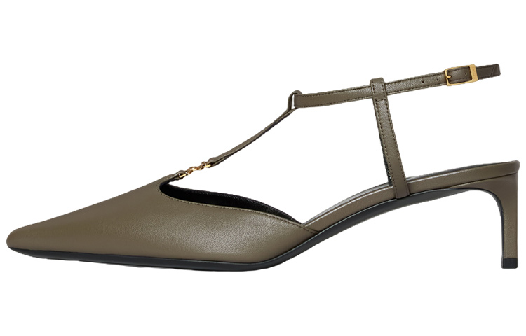 (Women) CELINE Kitten 'Dark Green Stiletto' 352193010C.31DO
