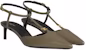 (W) CELINE Kitten 'Stiletto Hijau Gelap' 352193010C.31DO
