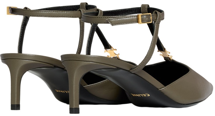 (W) CELINE Kitten 'Stiletto Hijau Gelap' 352193010C.31DO Shop (W) CELINE Kitten 'Stiletto Hijau Gelap' 352193010C.31DO