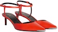 Lookbook (W) CELINE Kasut Tumit Kucing 'Fesyen Kulit Merah' 347853010C.20BI