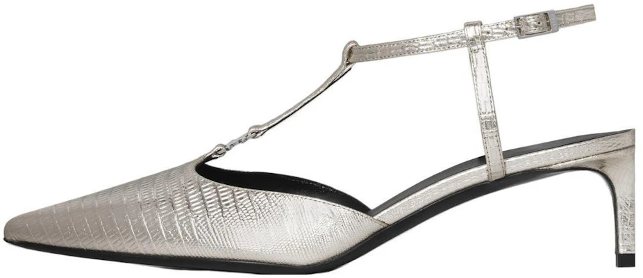 (Women) CELINE Kitten Triomphe T-Bar 'Silver' 352193304C.36PN Buy (Women) CELINE Kitten Triomphe T-Bar 'Silver' 352193304C.36PN