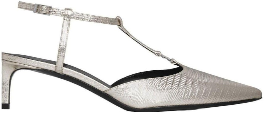 (Women) CELINE Kitten Triomphe T-Bar 'Silver' 352193304C.36PN Order (Women) CELINE Kitten Triomphe T-Bar 'Silver' 352193304C.36PN