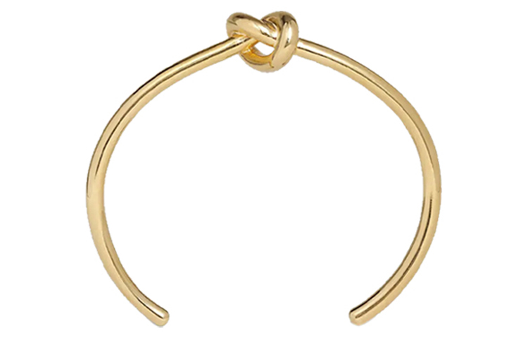(Women) CELINE Knot Open Design Gold-Tone Brass Bracelet. 46P466BRA.35OR 圖 2